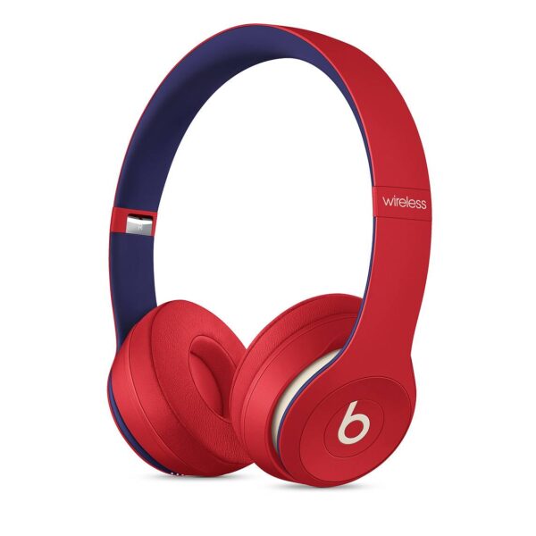 beats solo3 wireless earphone club red