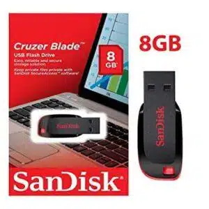 SANDISK 8GB CRUZER BLADE USB FLASH DRIVE