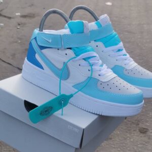 blue shoe