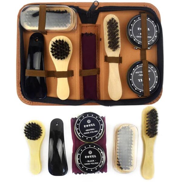 men's shoe and suit cleaning set