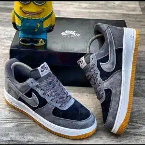 airforce grey suede sneakers