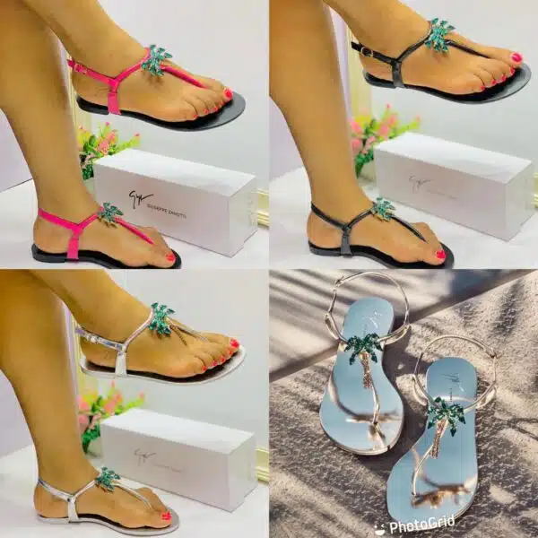 classy women's flat sandals