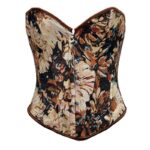 Elegant Floral Corset Top