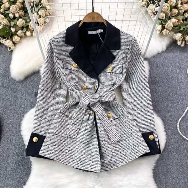 women's vintage double breasted coat