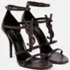 Classy YSL Medallion Stiletto Sandals