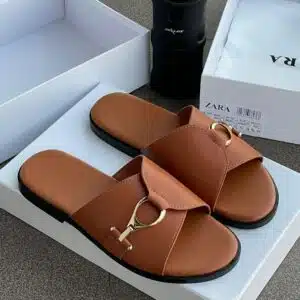 elegant leather slippers for men