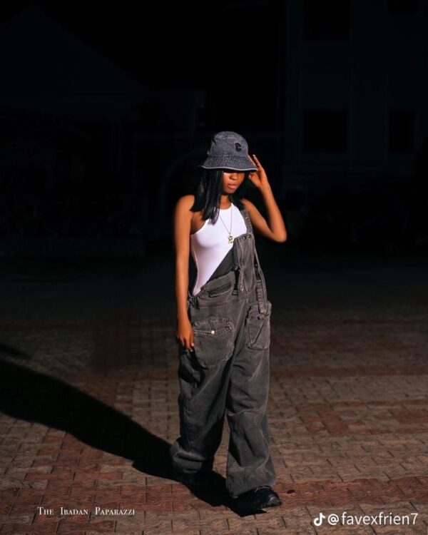 Baggy Denim Dungarees