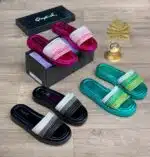 ladies trendy flat slippers