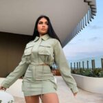 Cargo Long Sleeve And Mini Skirt Set