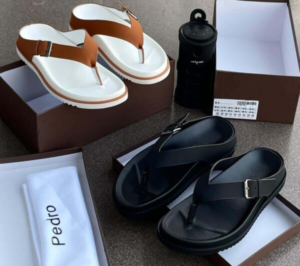 Luxury Leather Palm Slippers