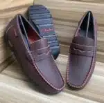 leather loafers