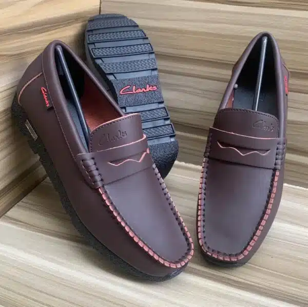 leather loafers