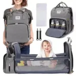 Super Multipurpose Foldable Baby Bed And Diaper Bag