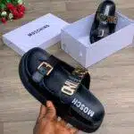MOSCHINO SLIDE SLIPPERS FOR LADIES