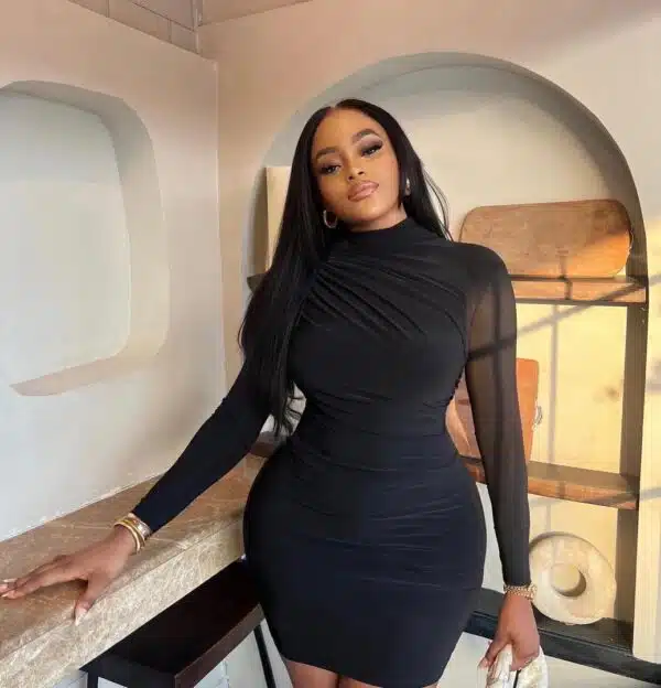 classic long sleeve bodycon dress for ladies
