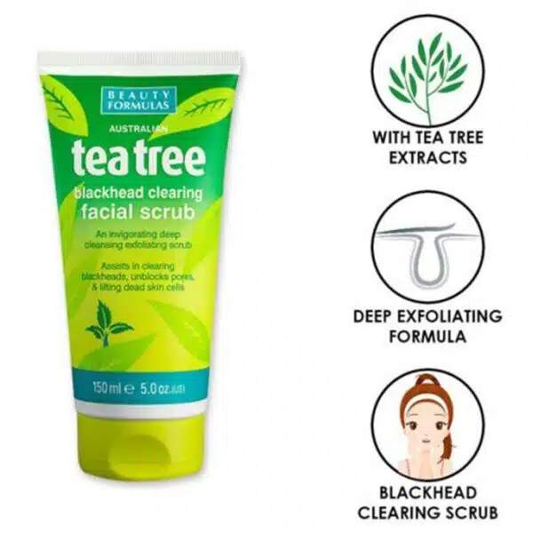 tellme beauty formulas tea tree facial scrub 2