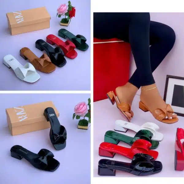 casual women's flat charm slippers