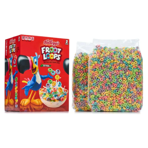 kellogg's froot loops 1.24 kg (2 bags)