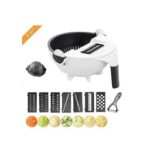 Magic Rotate Vegetable Cutter With Drain Basket