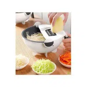 Magic Rotate Vegetable Cutter With Drain Basket