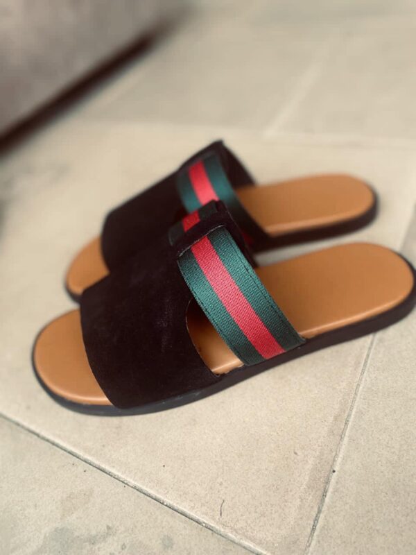 men's quality hermes slide