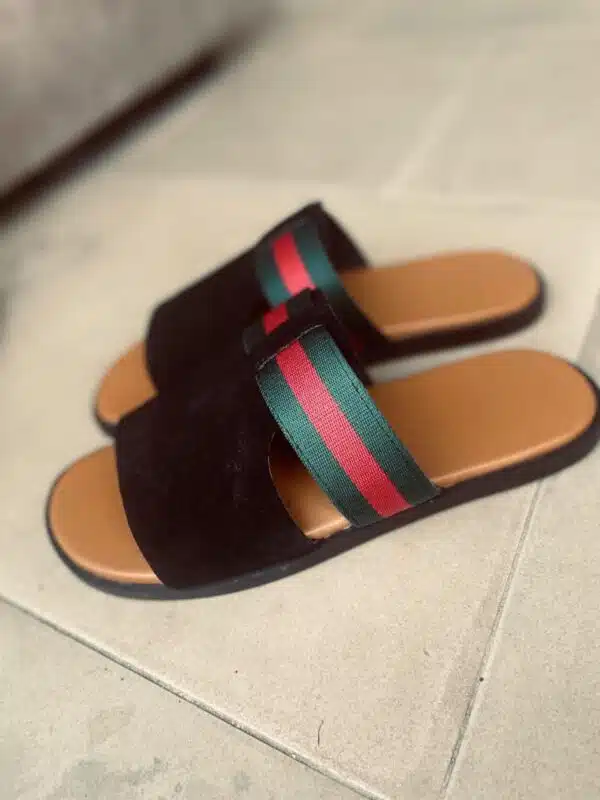 men's quality hermes slide