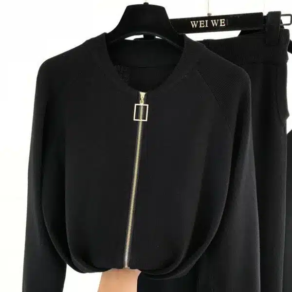 luxury 3 piece track suit set for ladies