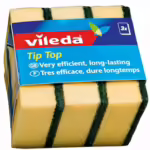Vileda Tip Top Sponge Scourer x3