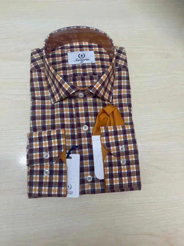 men's check shirt
