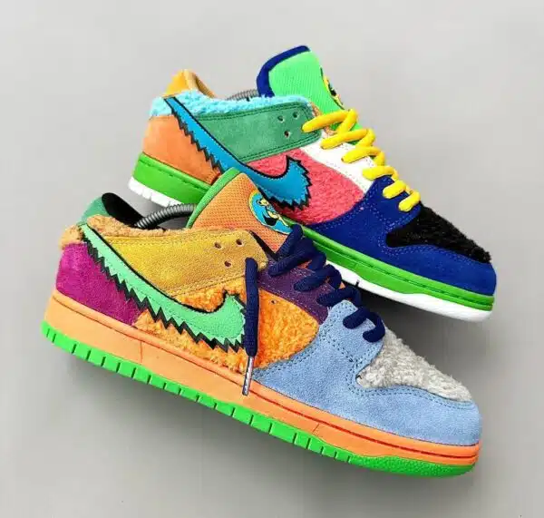 grateful dead bear x nike sb multicolor
