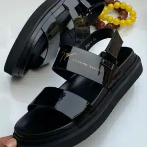 Men's Glossy Double Strap Sandal