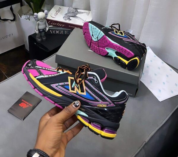 multi colour sneakers