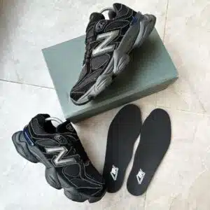 triple black suede sneakers