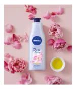 nivea rose and argan oil body lotion