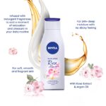 nivea rose and argan oil body lotion