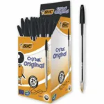 bic cristal original pen - black x50