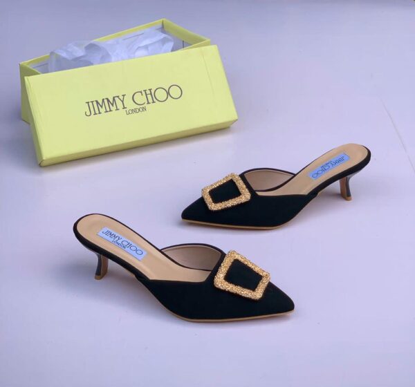 ladies pointed toe kitten heels mules