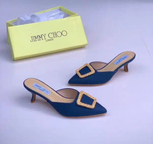 ladies pointed toe kitten heels mules
