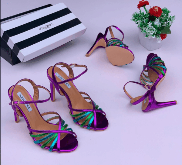 strappy heel sandals