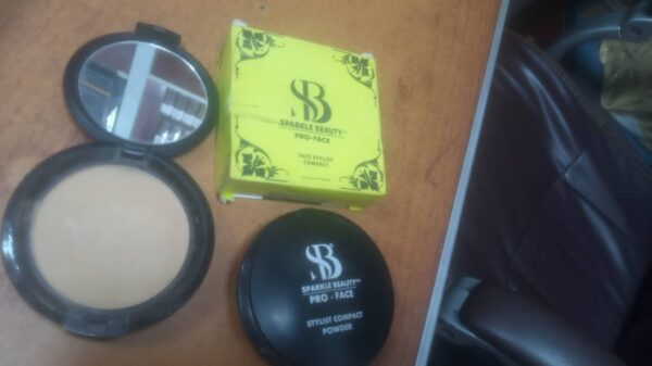 sparkle beauty compact face powder