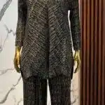 Ladies Metallic Co-Ord Set