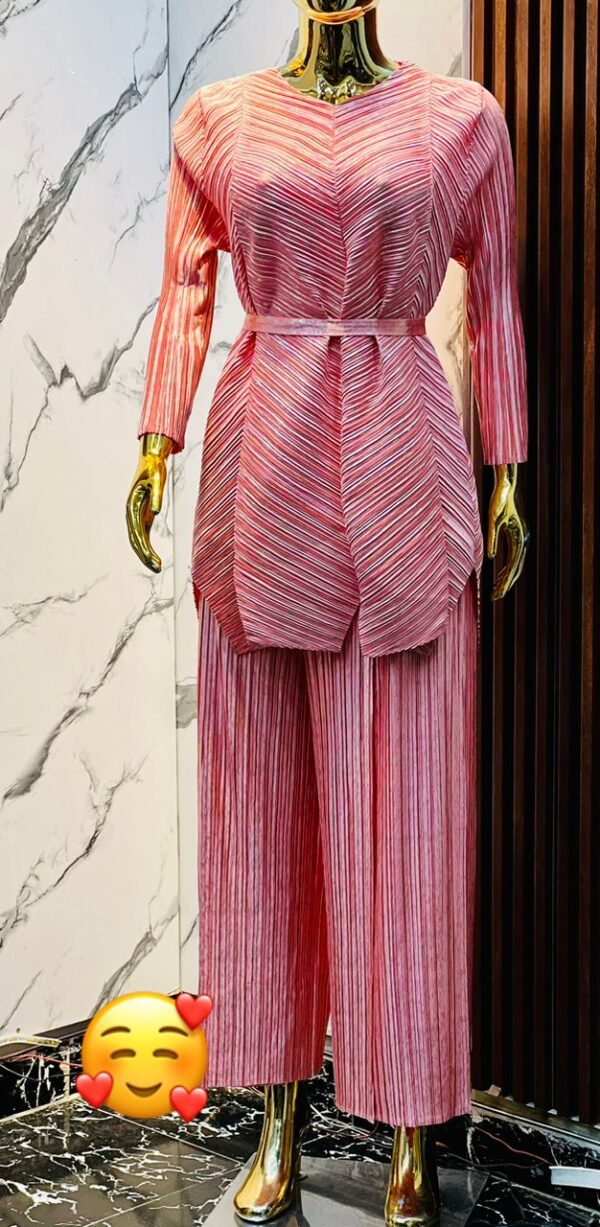 ladies metallic co-ord set