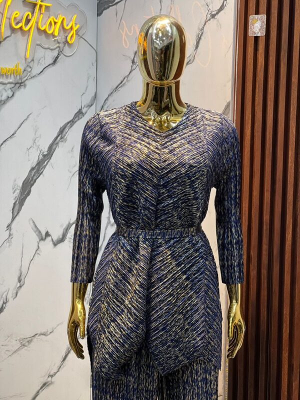 ladies metallic co-ord set
