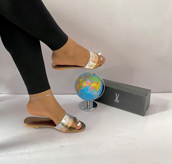ladies 3 tone slippers