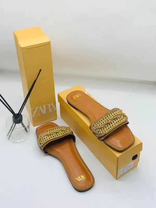 ladies wooven slippers