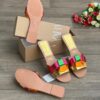 Women's Metallic Colorful Flat Slippers