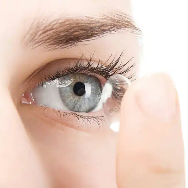 contact lens grey