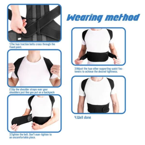 unisex posture support brace