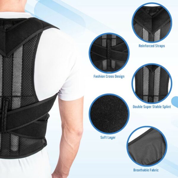 unisex posture support brace