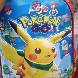 Unisex Pokemon Printed School Bag